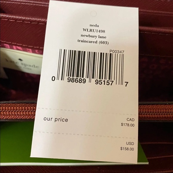 Kate Spade Neda Traincared NWT - Picture 9 of 9